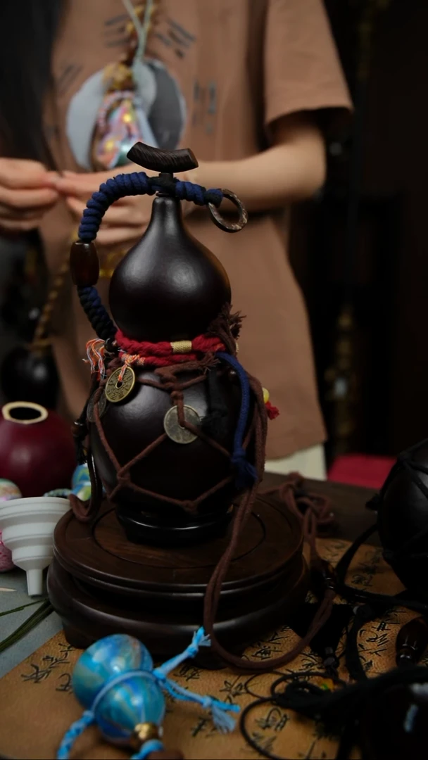 871号900ml左右非遗大漆酒葫芦