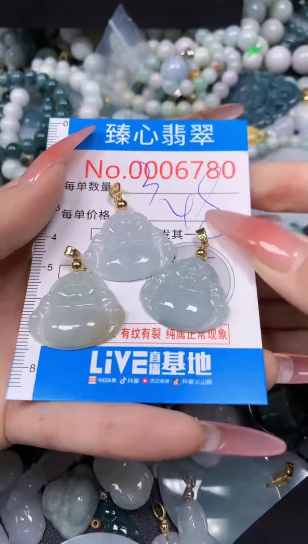 【闪购商品】翡翠颈饰未镶嵌含绳0006780