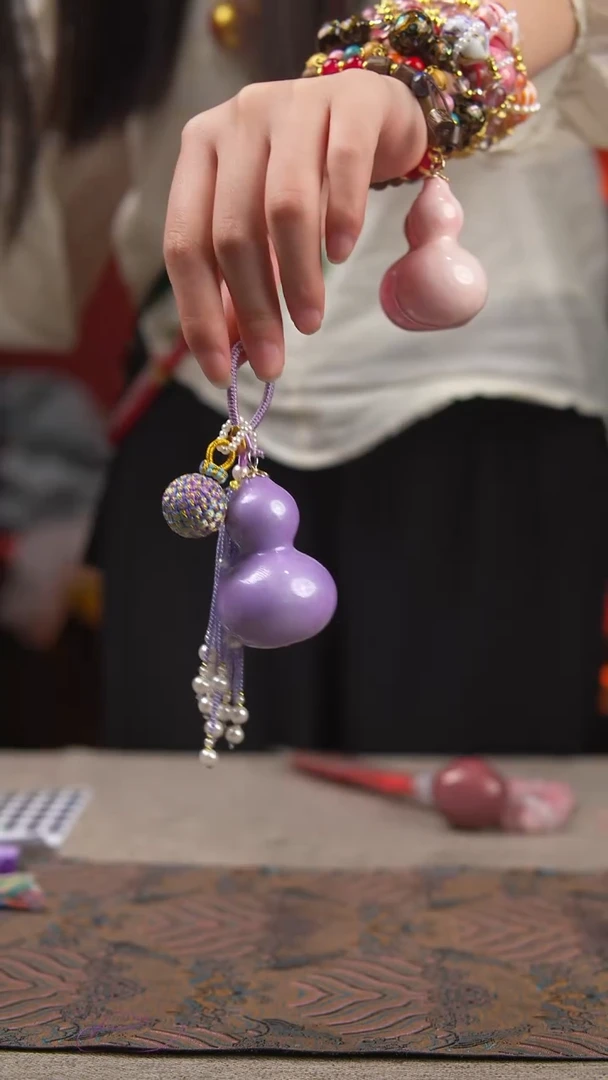 玖澄出品文创漆艺葫芦国风配饰