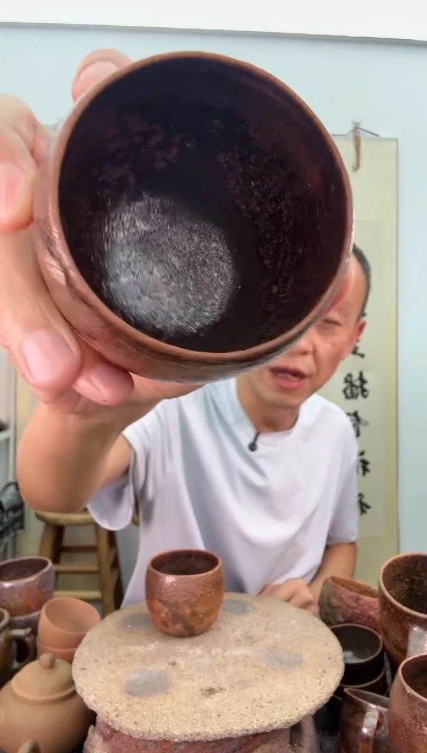 红色闻香杯150毫升非遗技艺