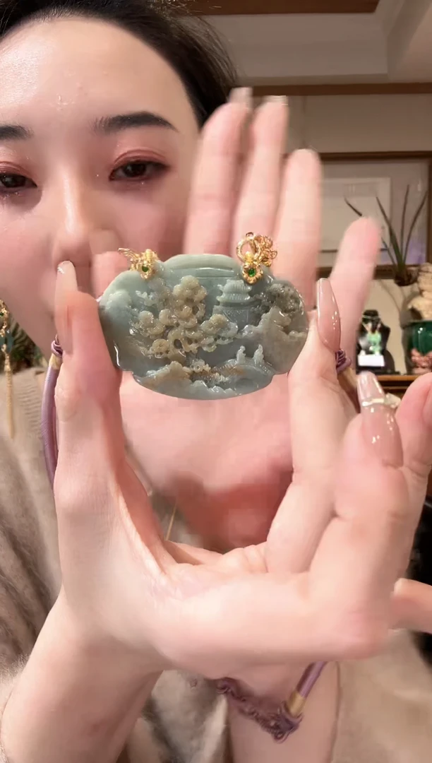 【闪购商品】翡翠颈饰未镶嵌国风