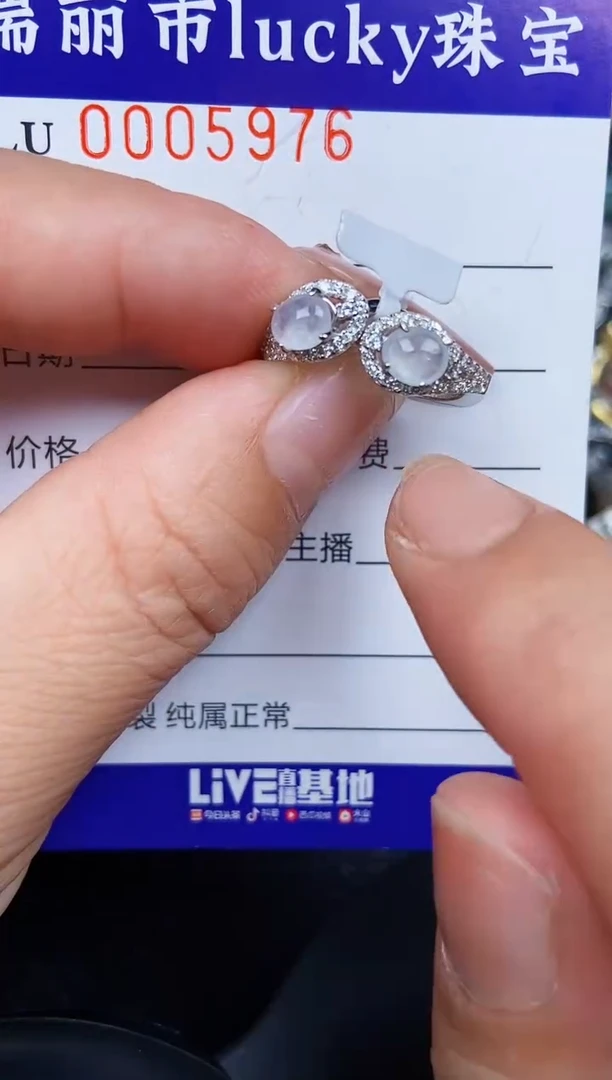 翡翠银S925镶嵌颈饰5976