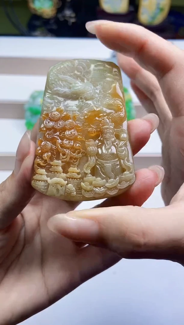 颈饰未镶嵌翡翠翡翠A货