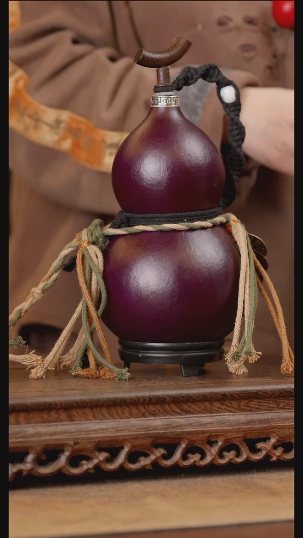 431号精品天然大漆酒葫芦一物一拍~