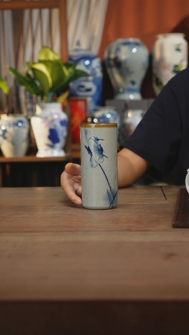 瓷片景德镇设计师釉下手绘陶瓷餐具