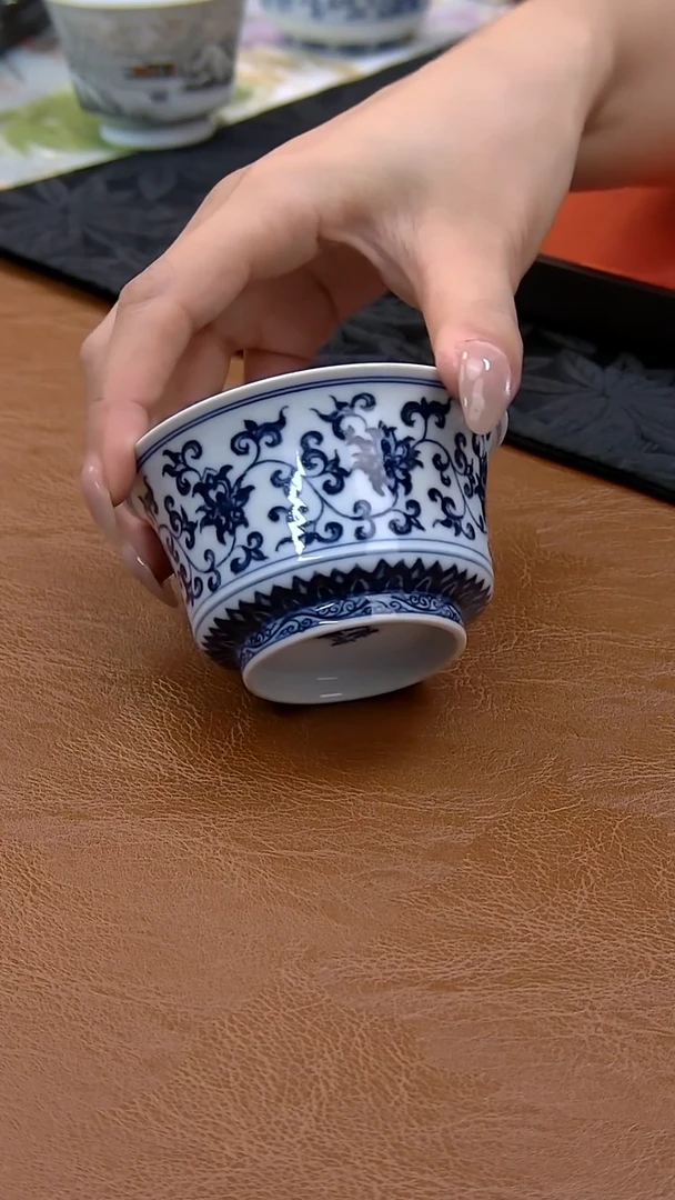 杯子景德镇高端手工手绘茶杯