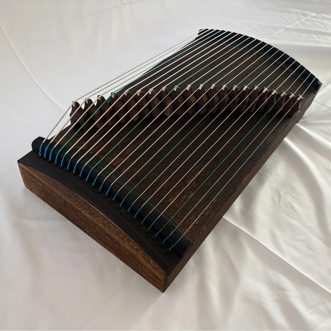 二十四桥60cm面挖21弦小古筝成人儿童学古筝顺丰发货古筝厂家直销
