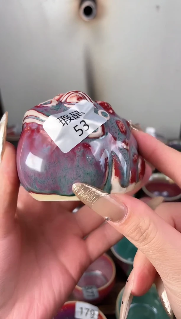 【闪购商品】摆件钧瓷手工茶器窑变