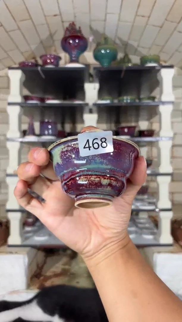 摆件精品窑变钧瓷茶器