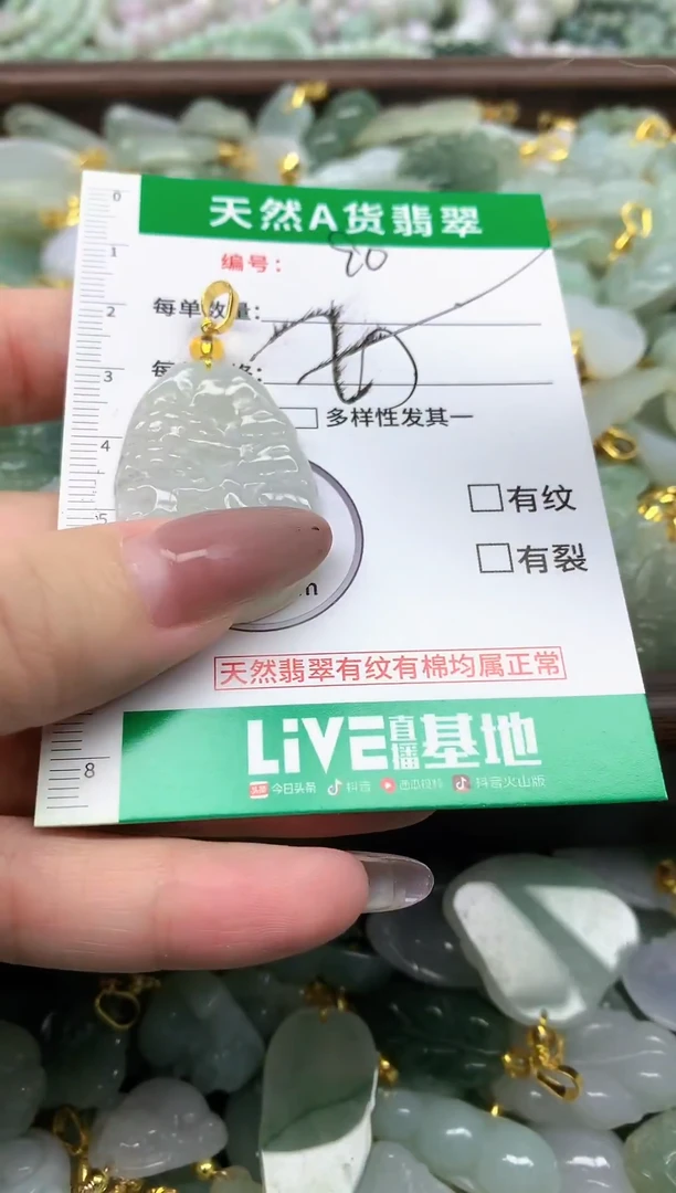 颈饰未镶嵌翡翠纯天然缅甸A货翡翠-90