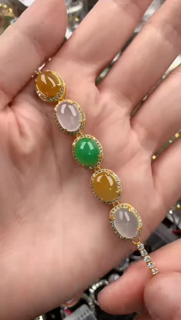 银S925镶嵌戒指翡翠1111     3