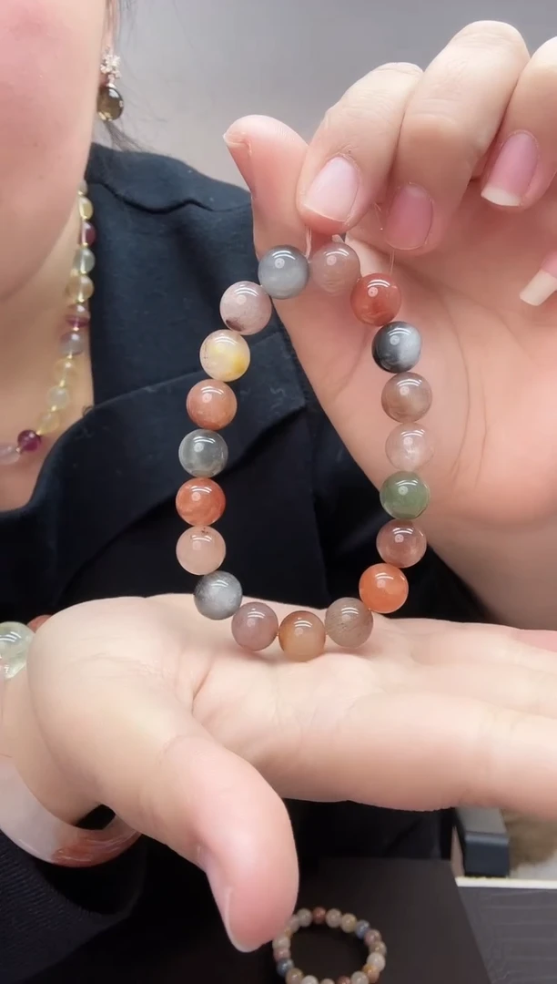 未镶嵌手链水晶纯天然兔毛手链40