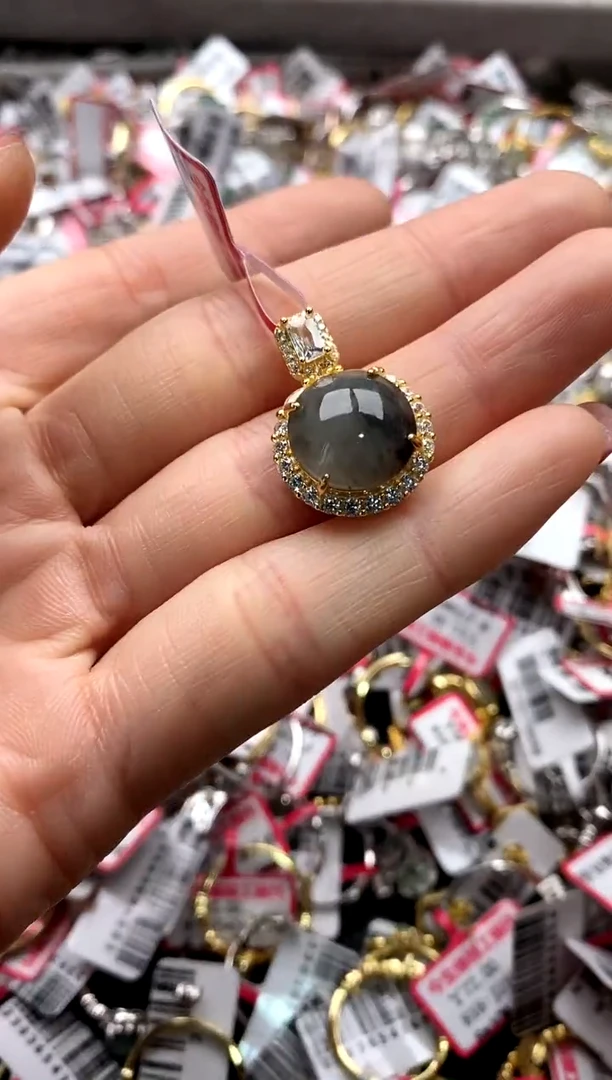 【闪购商品】翡翠戒指银S925镶嵌2222222   0