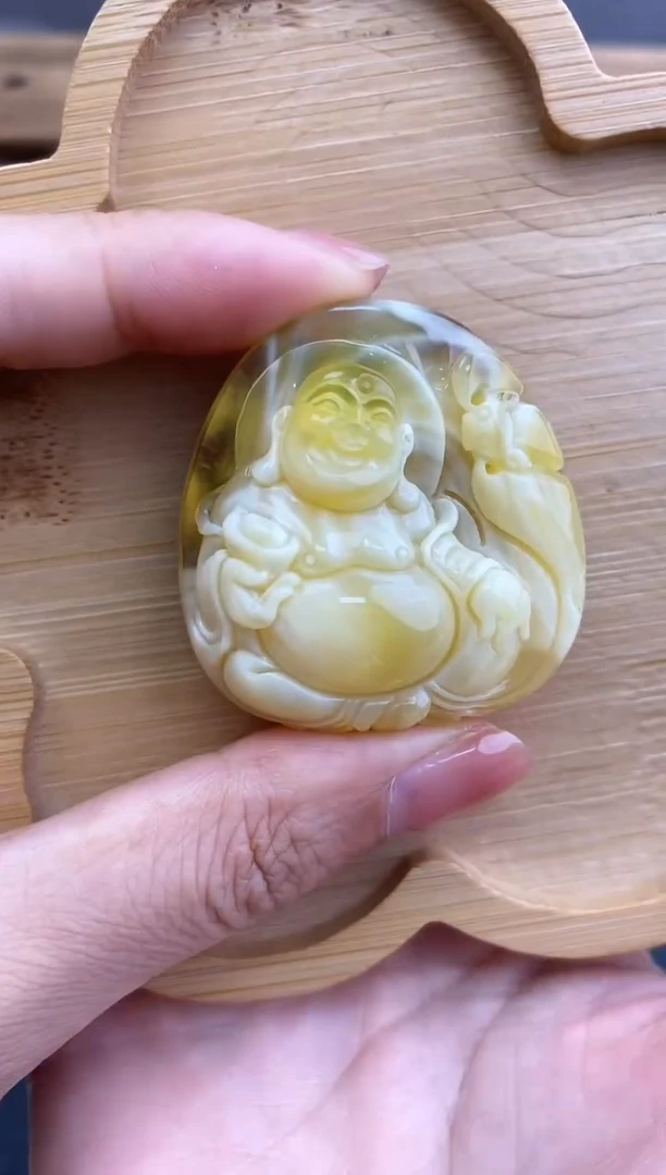 定制琥珀未镶嵌10705114-吊坠