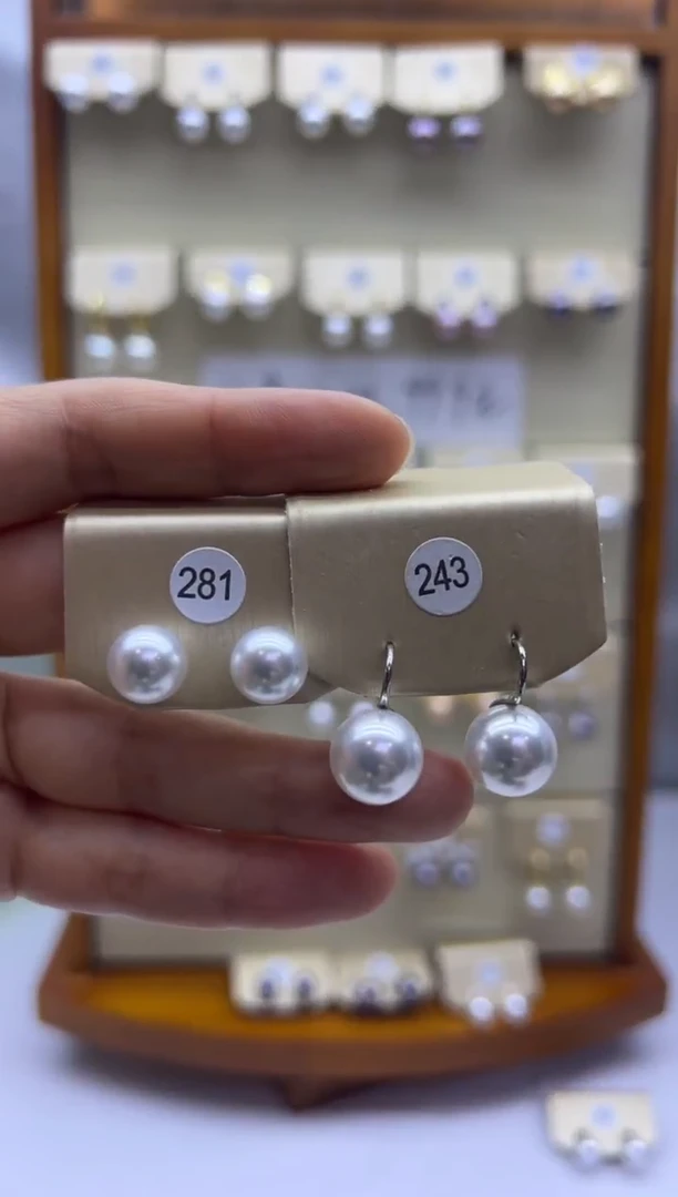 未镶嵌耳饰淡水珍珠281+243