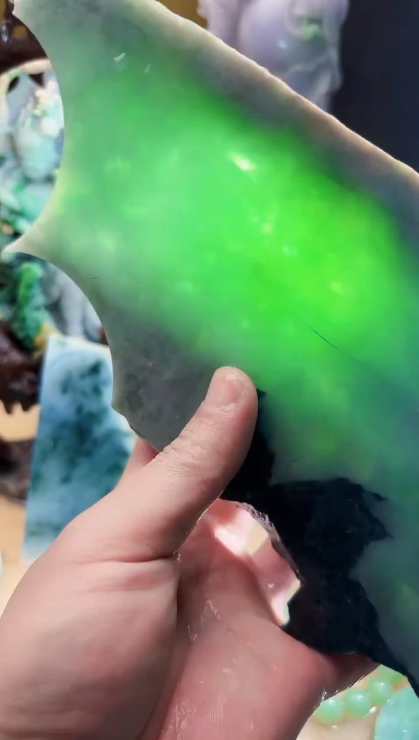 未镶嵌挂件翡翠A货张麦8461