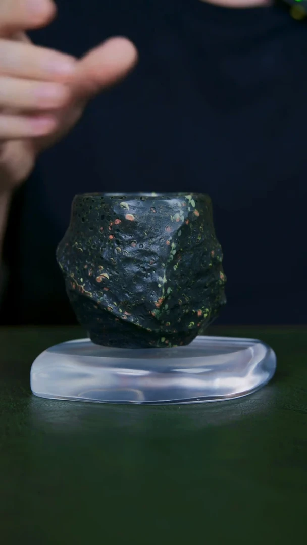 老师手工作品，梅花玉一物一拍