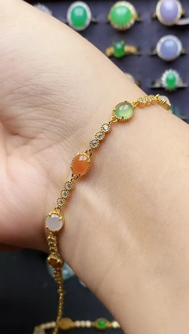 银S925镶嵌戒指翡翠1542