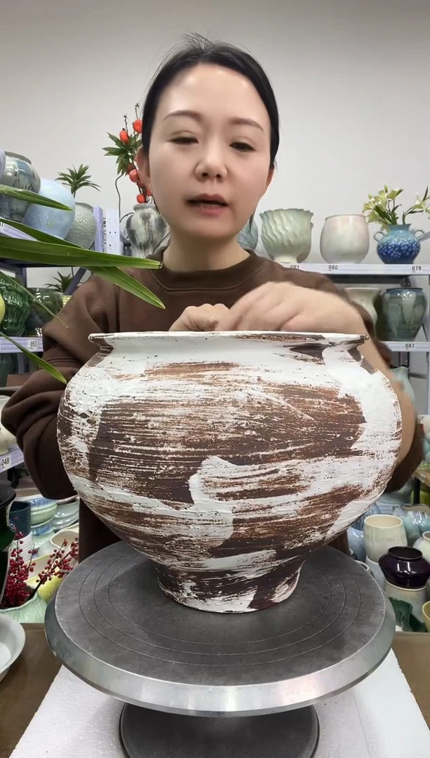 12.25陶瓷花盆直播链接高.  23    口21