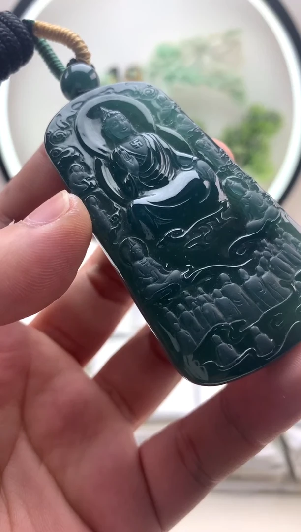 颈饰未镶嵌翡翠阿弥陀佛