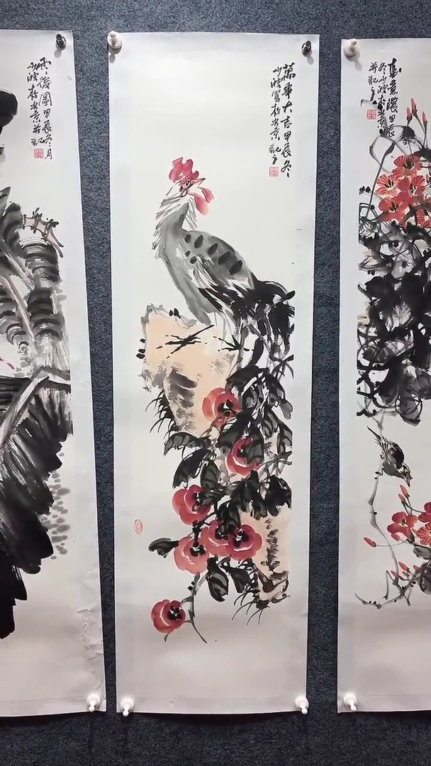 国画李少波/国画/花鸟