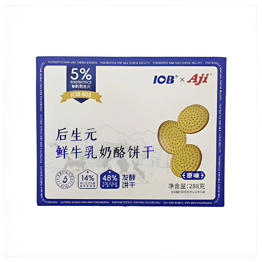 IOB X Aji后生元高纤消化饼干（无蔗糖）336g*2