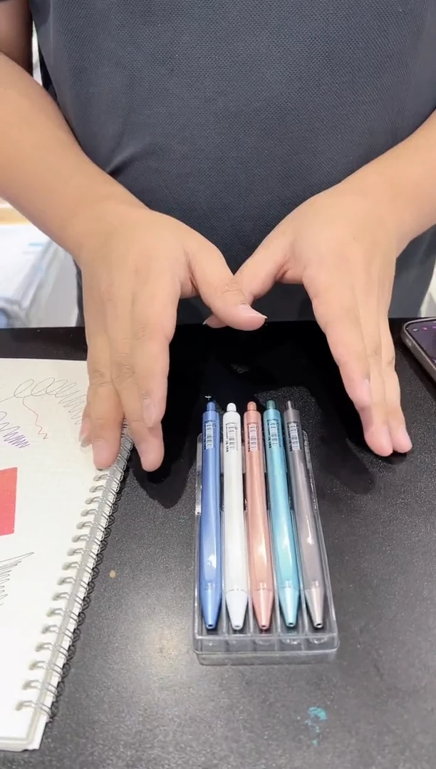 佐高8808按动中性笔5支