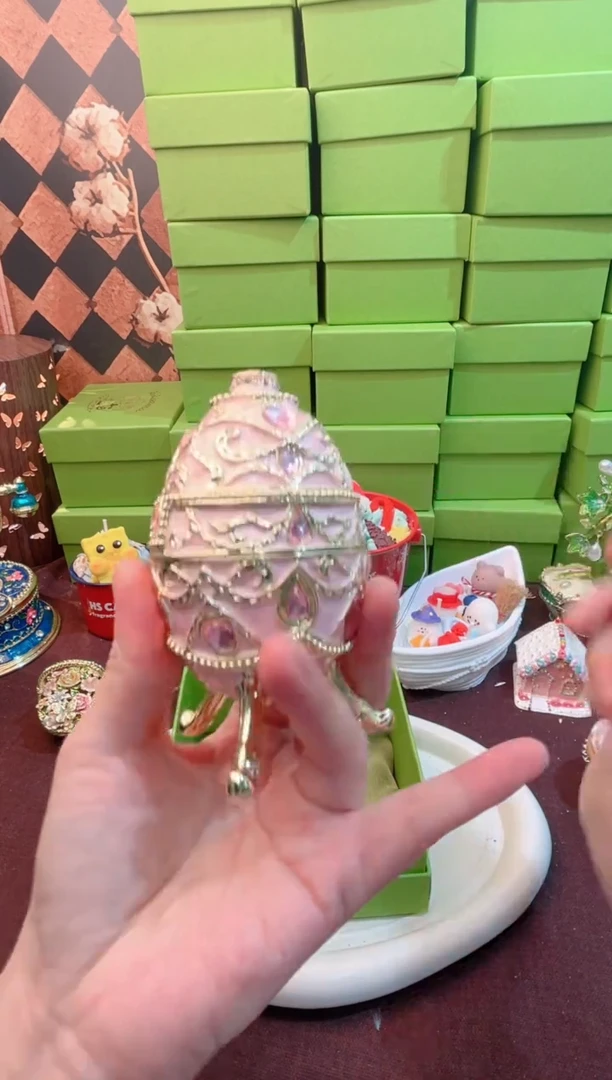 锌合金珐琅首饰盒默认微瑕拆盒不退介意勿拍～～～～！！！