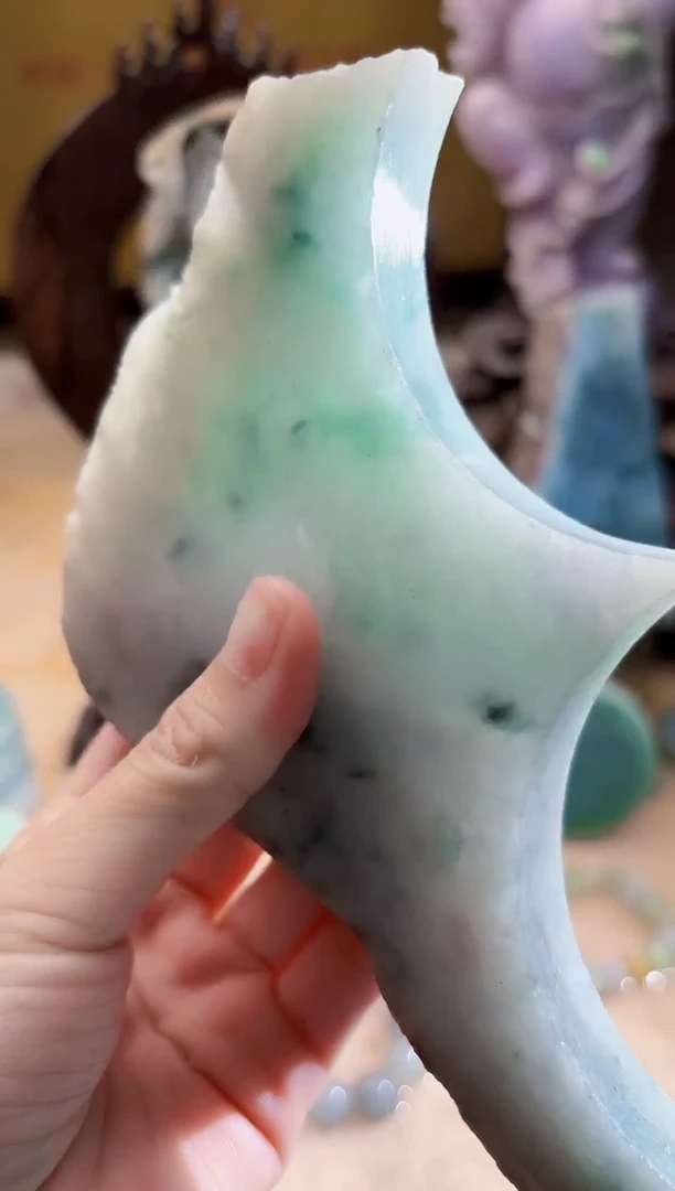 未镶嵌挂件翡翠A货柠优8250