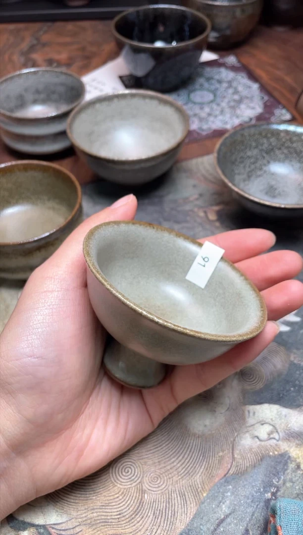 【闪购商品】茶盏91  福临号建盏主人杯