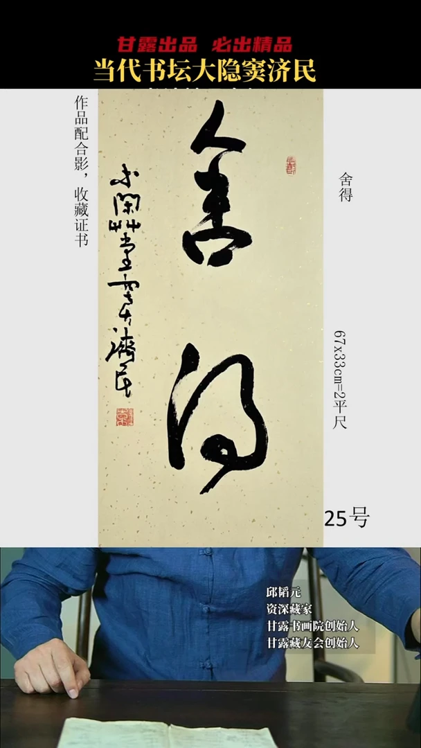 书法窦济民25号8538号