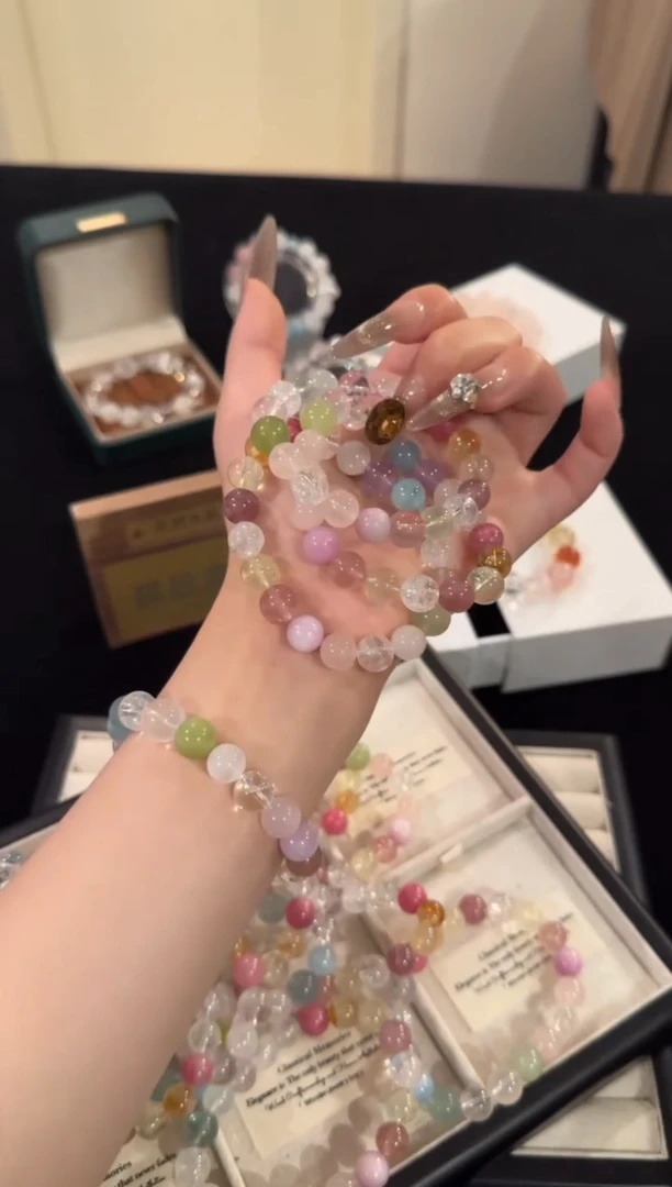 水晶手链合金莫奈花园x1848