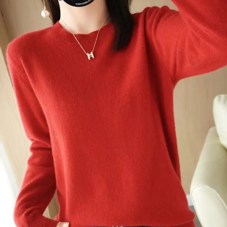 2 2025新款女士经典百搭时尚圆领打底衫