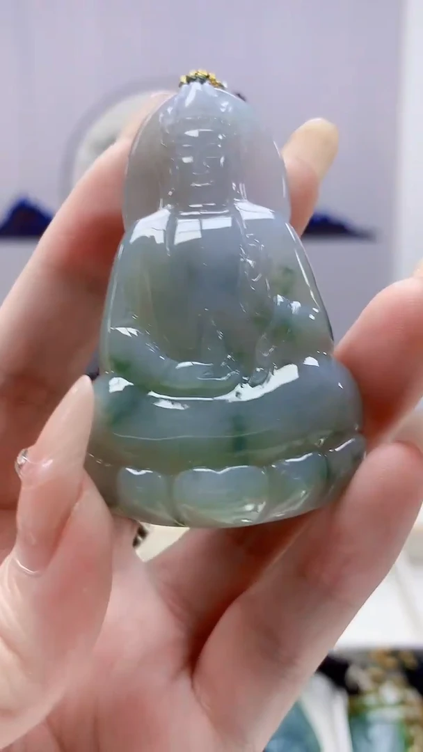未镶嵌定制翡翠5028DD-毛货挂件112