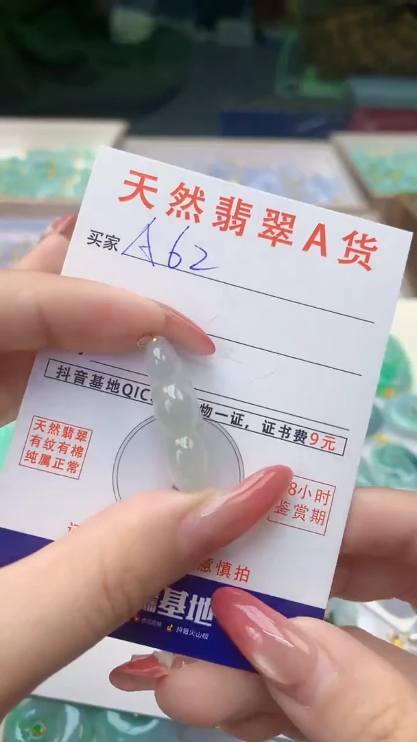 颈饰未镶嵌翡翠天然A货翡翠挂件