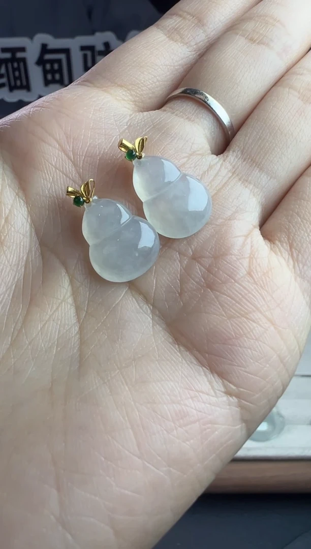 吊坠(不含链)18K金镶嵌翡翠缅甸珠宝选多样性发其一