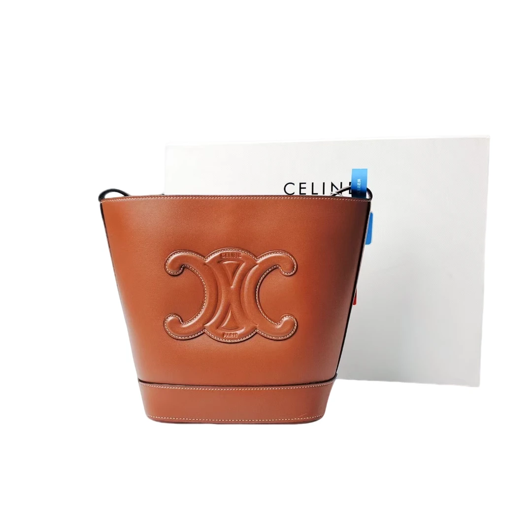 95新 Celine/思琳 安洁利严选水桶包/YH021375
