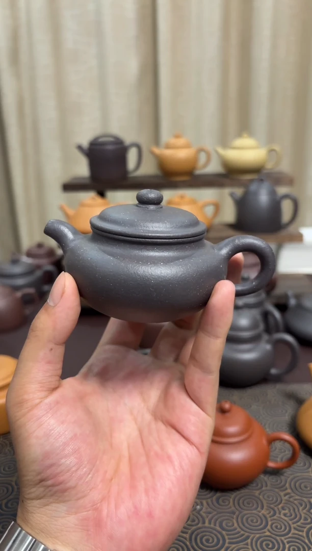 茶壶紫砂大水潭天青120cc