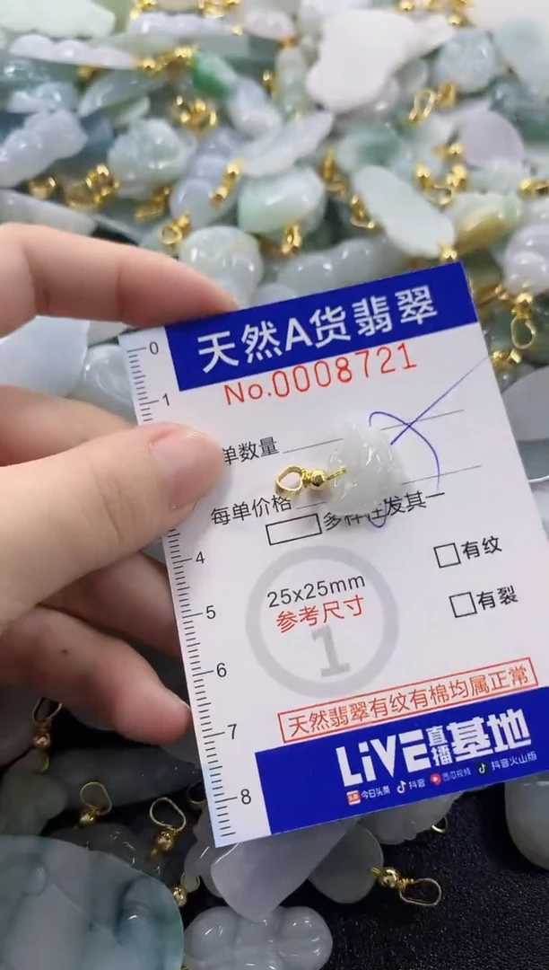 颈饰未镶嵌翡翠天然A货翡翠