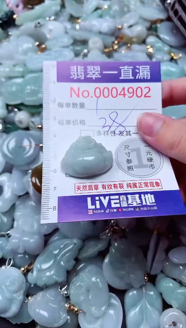 吊坠(不含链)未镶嵌翡翠4902
