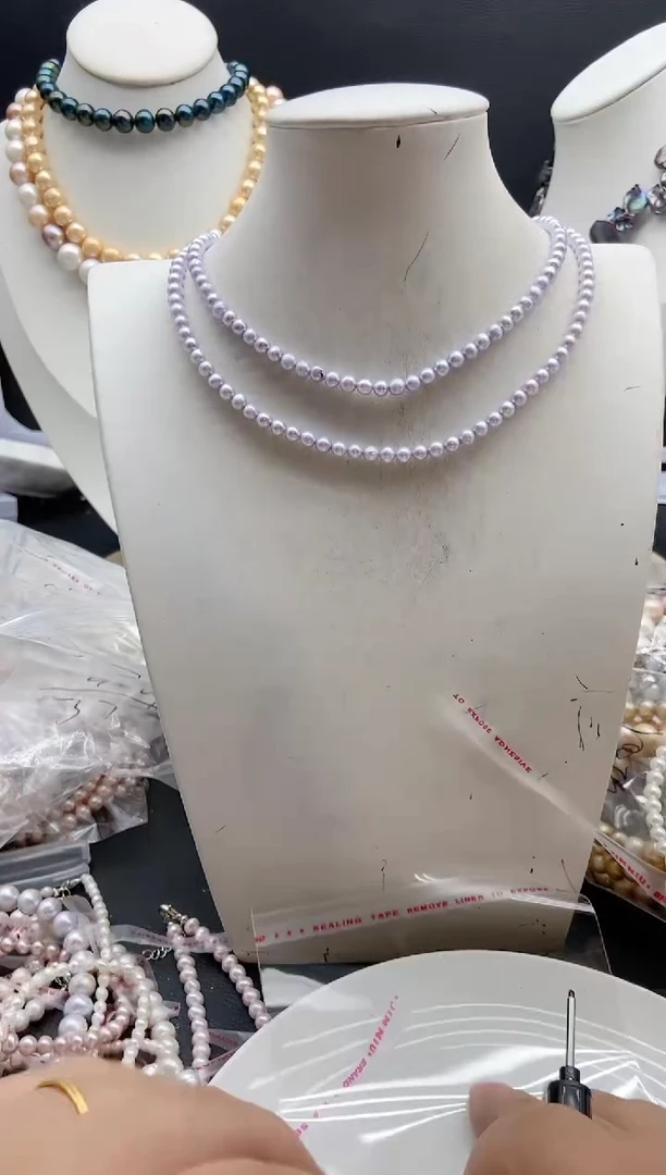 淡水珍珠未镶嵌颈饰1