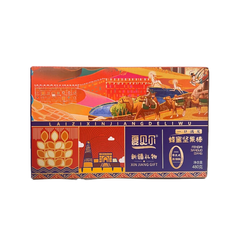 正宗新疆夏贝尔蜂蜜坚果棒健康零食