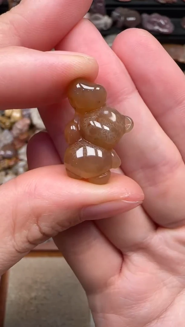 颈饰未镶嵌硅化珊瑚（珊瑚玉）161