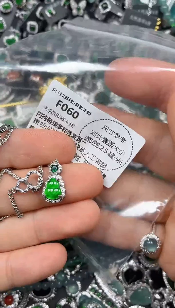颈饰未镶嵌翡翠F060项链