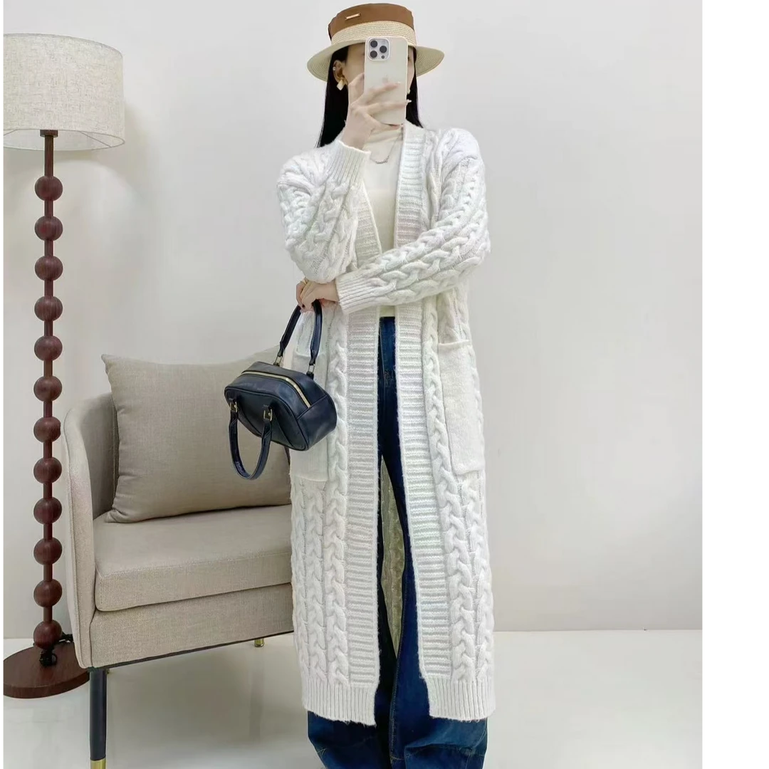 2025专柜新款精品毛衣—气质网红轻奢时尚春秋冬#长款扭绳