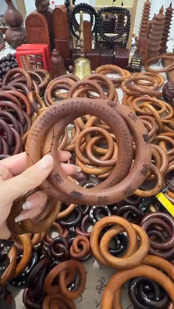 枣木p***y乾坤圈一物一拍微瑕桃木80