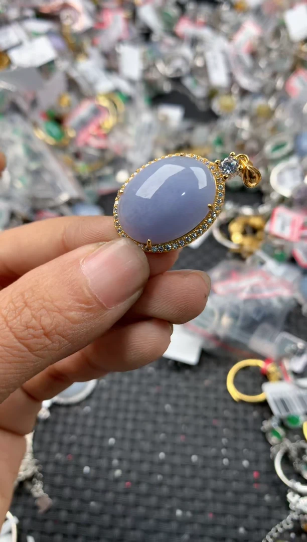 银S925镶嵌戒指翡翠12                4