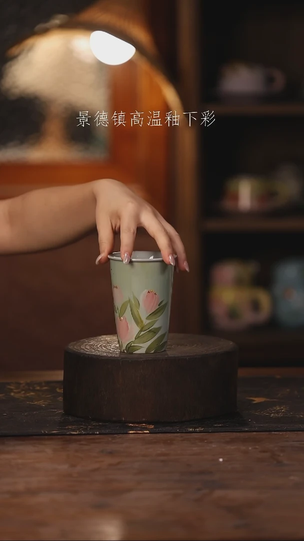 陶瓷景德镇高温釉下手绘陶瓷144