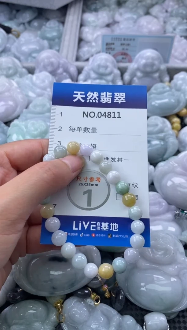 翡翠未镶嵌颈饰缅甸A货翡翠04811