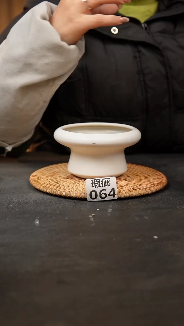 【闪购商品】瓷片064泥泥手工花盆口10